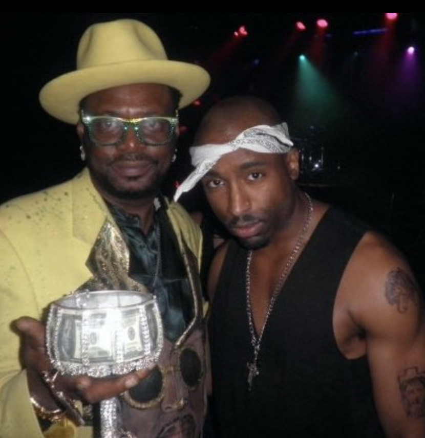 Josh Harraway as Tupac with Bishop Magic Don Juan