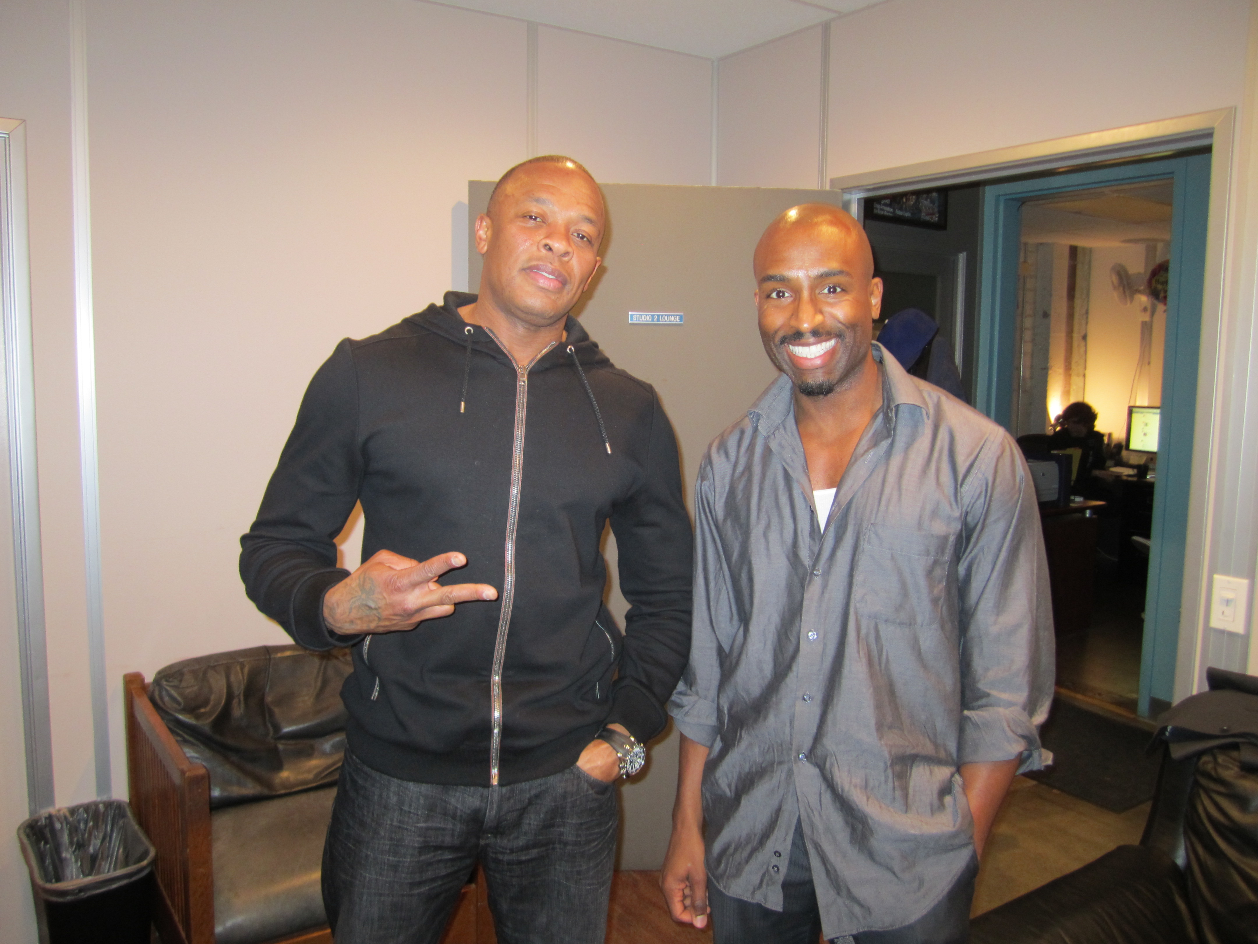 Josh Harraway with Dr. Dre